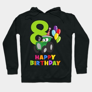 8th Birthday Party 8 Year Old Eight Years Hoodie